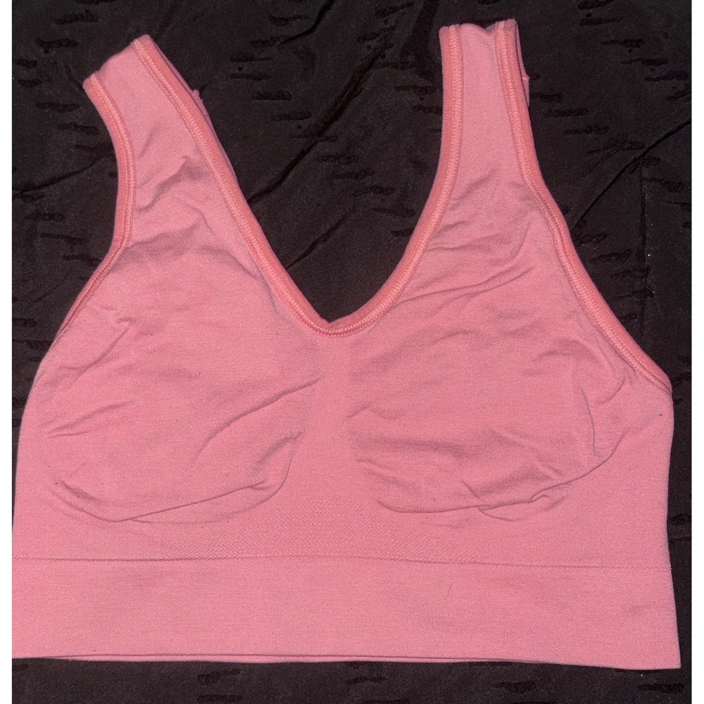 Secret Treasures Intimates Pink Seamless Comfort‎ Bralette, Medium